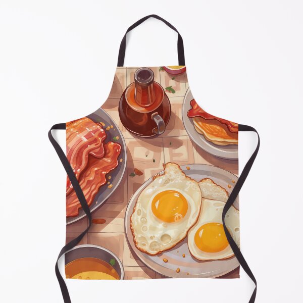 Item preview, Bacon, Eggs and Pancakes designed and sold by ArtNouveauChic.