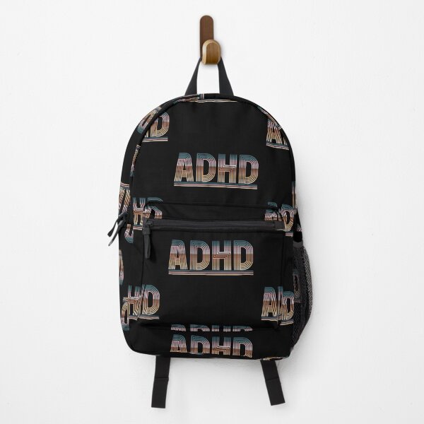 Item preview, ADHD Awareness Retro Stripes designed and sold by PaperScaped.