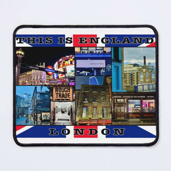 Item preview, London collage with Union Jack designed and sold by RoyalTarget.