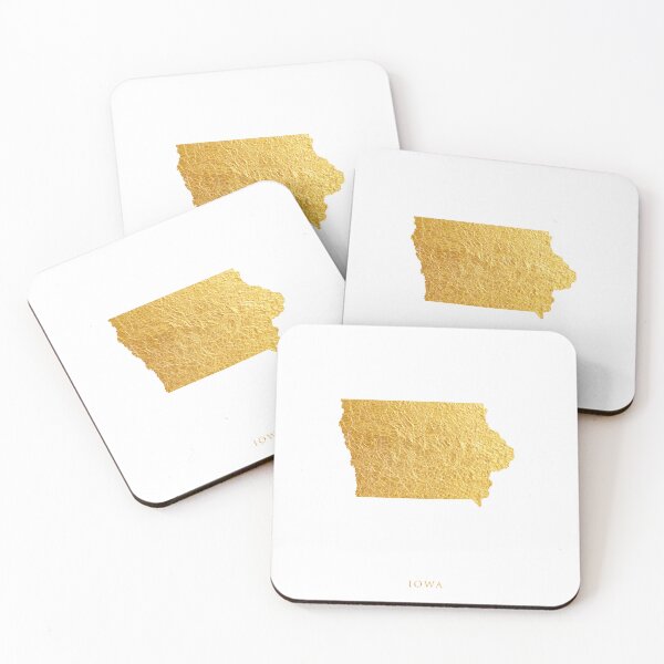 Item preview, Iowa Gold Map designed and sold by ArtPrints.