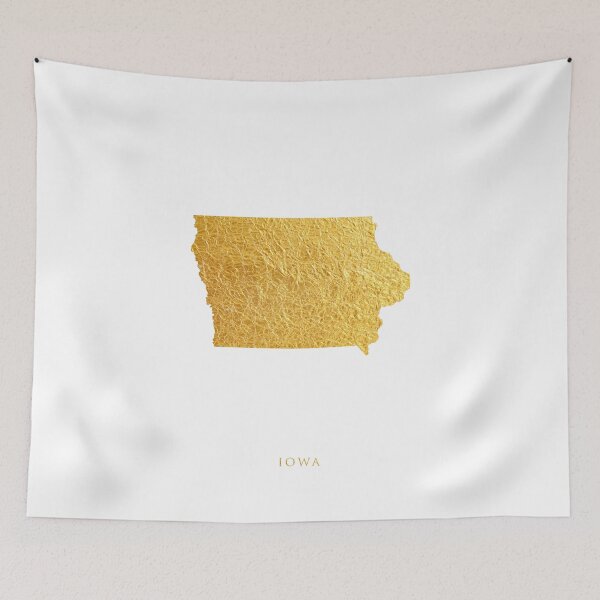 Item preview, Iowa Gold Map designed and sold by ArtPrints.
