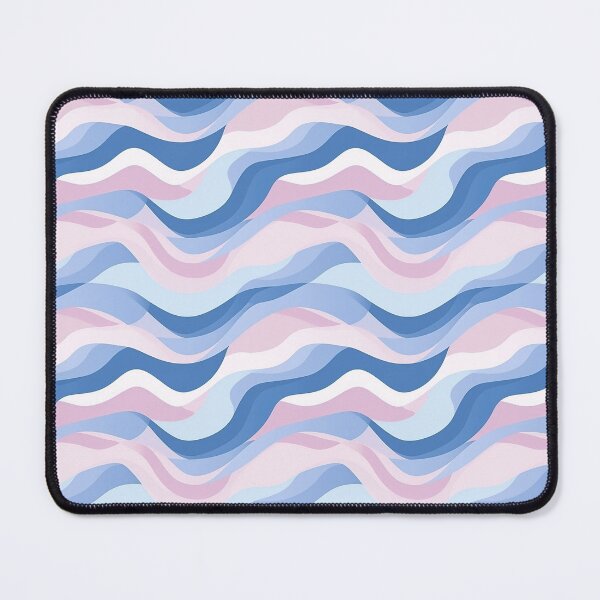Item preview, #2 (Azure Symphony Series) Abstract Waves Seamless Digital Paper designed and sold by noahmckarovsky.
