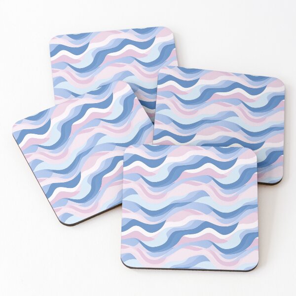 Item preview, #2 (Azure Symphony Series) Abstract Waves Seamless Digital Paper designed and sold by noahmckarovsky.