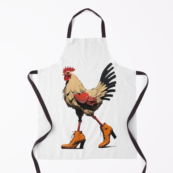 Item preview, rooster wearing shoes designed and sold by ShabayekShop.
