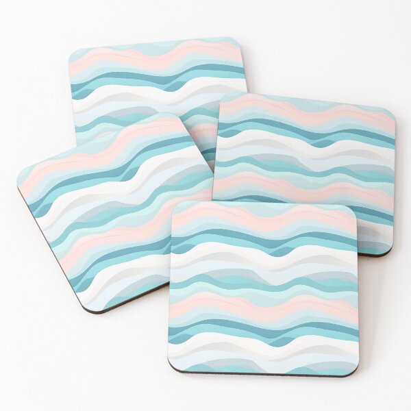 Item preview, #3 (Azure Symphony Series) Abstract Waves Seamless Digital Paper designed and sold by noahmckarovsky.