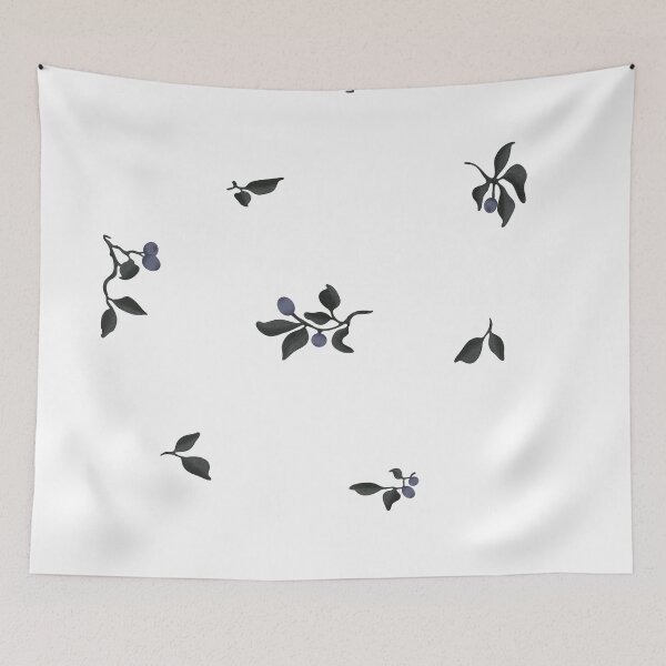 Item preview, Blueberries Modern Pattern Less berries designed and sold by Anton Repetto.