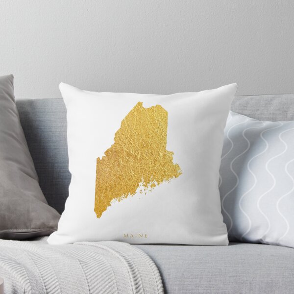 Item preview, Maine Gold Map designed and sold by ArtPrints.