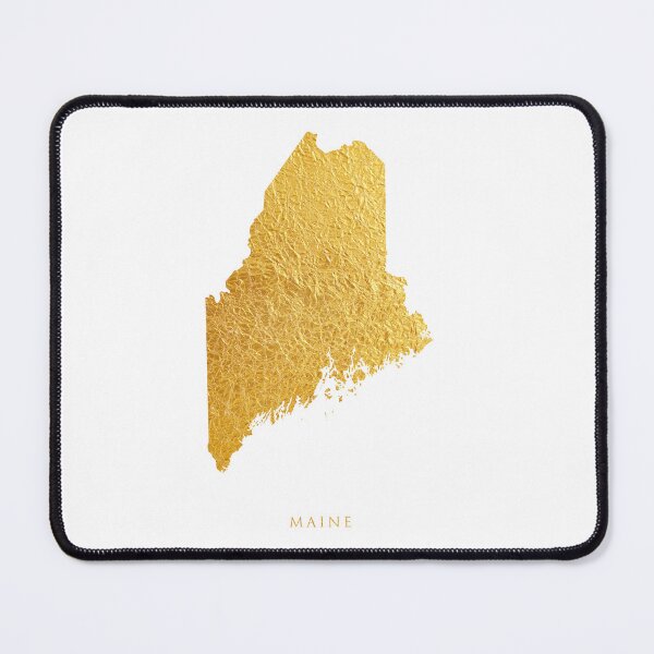 Item preview, Maine Gold Map designed and sold by ArtPrints.