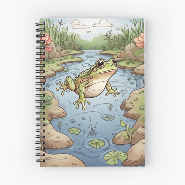 Artikelvorschau, Der springende Frosch entworfen und verkauft von ArtBoom73.