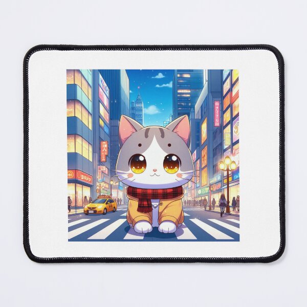 Item preview, Cute Cat in Big City designed and sold by polko721.