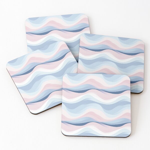 Item preview, #4 (Azure Symphony Series) Abstract Waves Seamless Digital Paper designed and sold by noahmckarovsky.