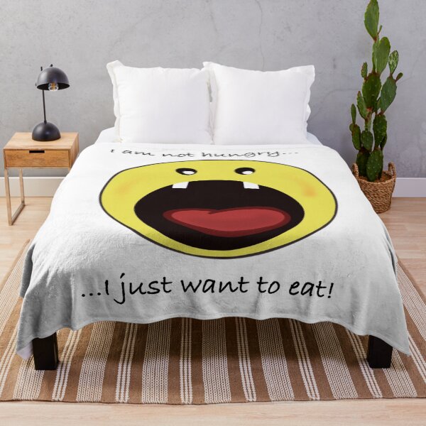 Item preview, Cravings Illustrated - 'Not Hungry, Just Want to Eat' Emoji Art designed and sold by SmartDesignByBB.