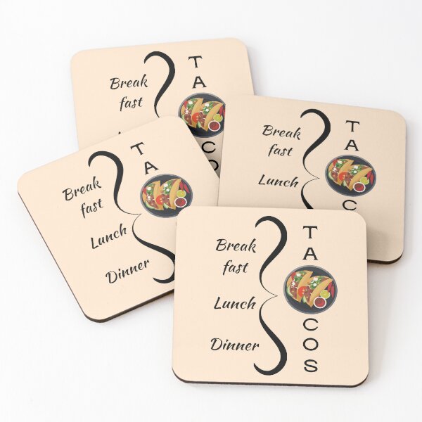 Item preview, Breakfast, Lunch, Dinner = Tacos designed and sold by Ruthrasankar.