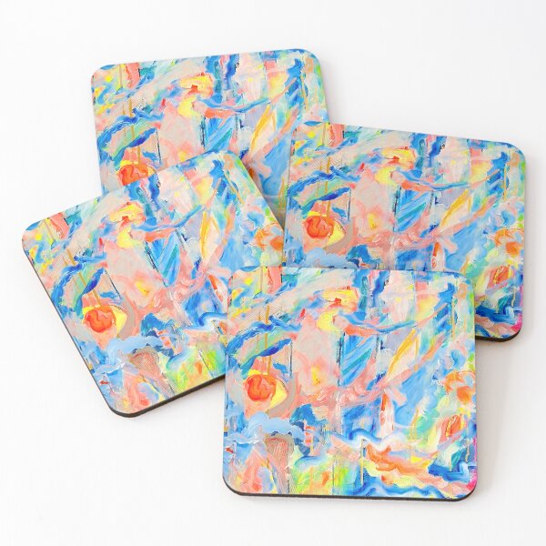 Item preview, Sunset abstract designed and sold by Tereza Pilar  Art.