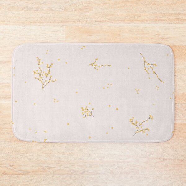 Item preview, Yellow Flower Pattern Beige Background illustration designed and sold by Anton Repetto.