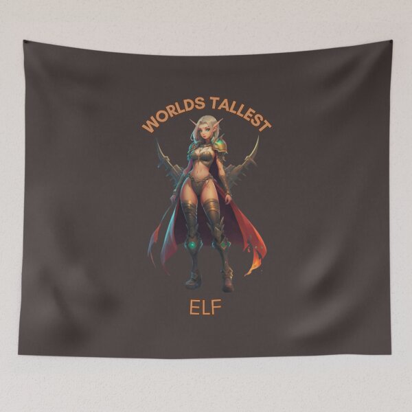 Item preview, World's tallest elf - funny Christmas quote designed and sold by Superdealkoeln.