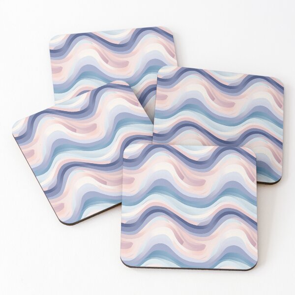 Item preview, #5 (Azure Symphony Series) Abstract Waves Seamless Digital Paper designed and sold by noahmckarovsky.