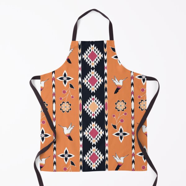 Item preview, orange Black Hummingbird Floral designed and sold by Niibidoon.