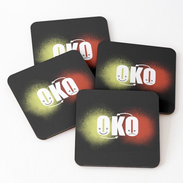 Item preview, OKO - Emotional Duality - 'OK vs. KO' Expressive Design designed and sold by SmartDesignByBB.