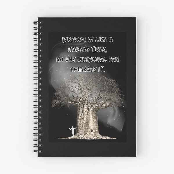 Item preview, WISDOM IS LIKE A BAOBAB TREE designed and sold by Inspiretouplift.