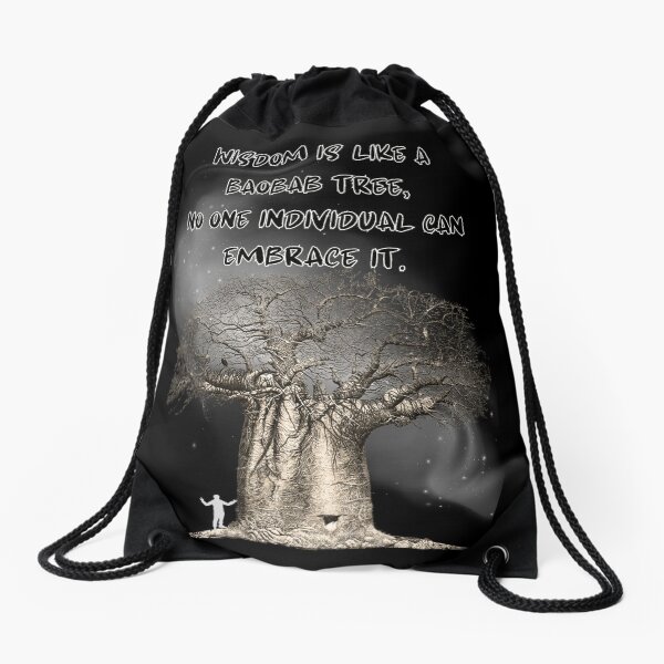 Item preview, WISDOM IS LIKE A BAOBAB TREE designed and sold by Inspiretouplift.