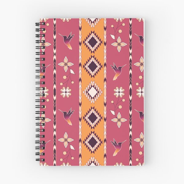 Item preview, orange  pink Hummingbird Floral designed and sold by Niibidoon.