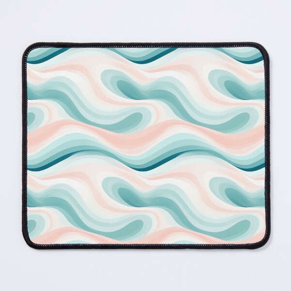 Item preview, #6 (Azure Symphony Series) Abstract Waves Seamless Digital Paper designed and sold by noahmckarovsky.