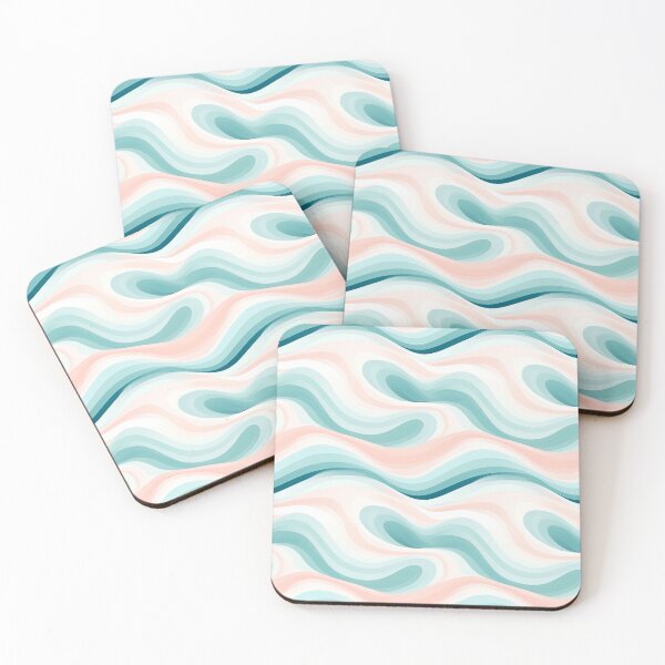 Item preview, #6 (Azure Symphony Series) Abstract Waves Seamless Digital Paper designed and sold by noahmckarovsky.