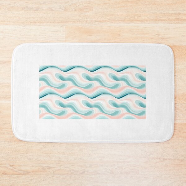 Item preview, #6 (Azure Symphony Series) Abstract Waves Seamless Digital Paper designed and sold by noahmckarovsky.