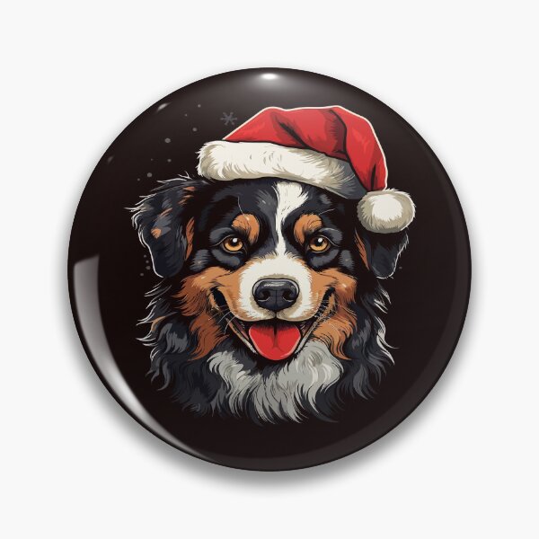 Item preview, Christmas Australian Shepherd designed and sold by creativellashop.