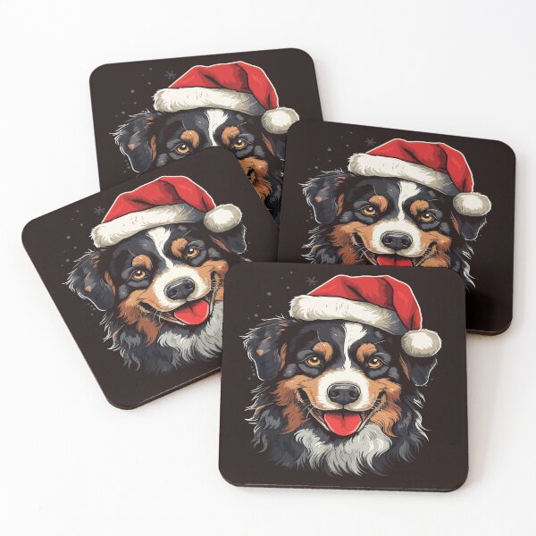 Item preview, Christmas Australian Shepherd designed and sold by creativellashop.