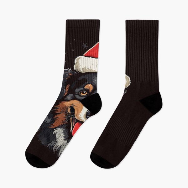 Item preview, Christmas Australian Shepherd designed and sold by creativellashop.