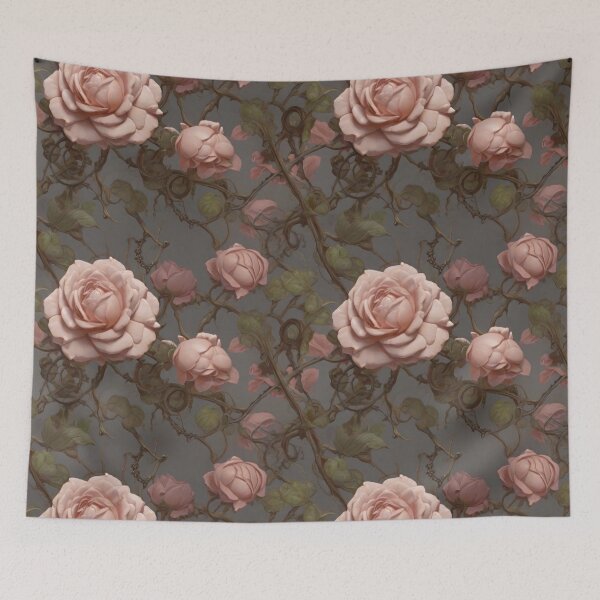 Item preview, Rose seamless pattern designed and sold by PKTPOD99.