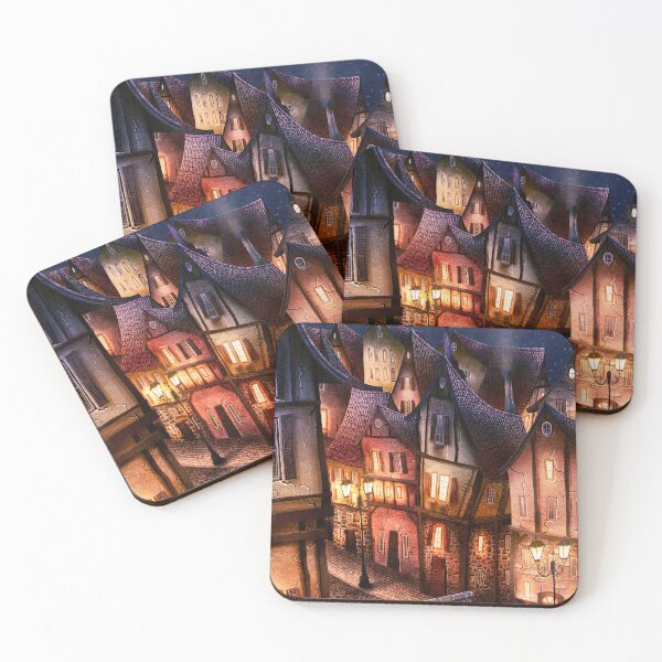 Item preview, The Town at Night designed and sold by Lauren Pletinckx.