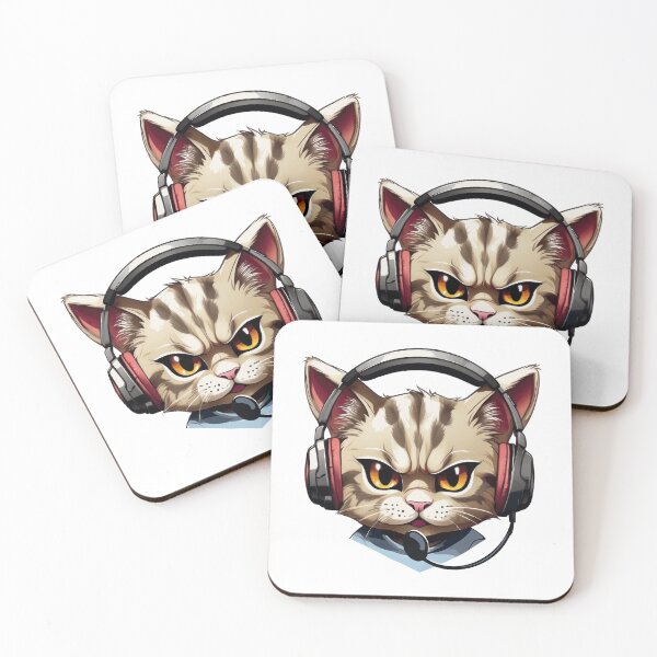 Item preview, Meow Mix Melodies Cat christmas DJ Vibes designed and sold by DrawHandArt.