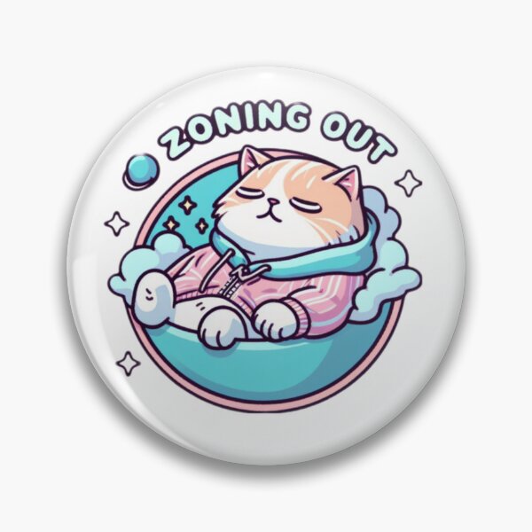 Item preview, cat zoning out designed and sold by JD168.