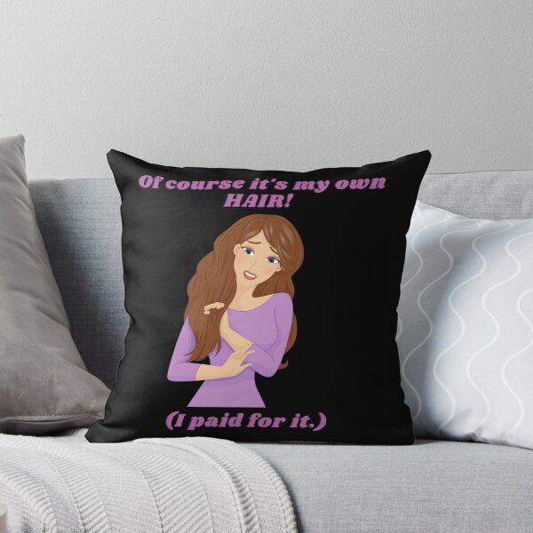 Item preview, Sass & Strands - 'My Own Hair' Cheeky Illustration designed and sold by SmartDesignByBB.