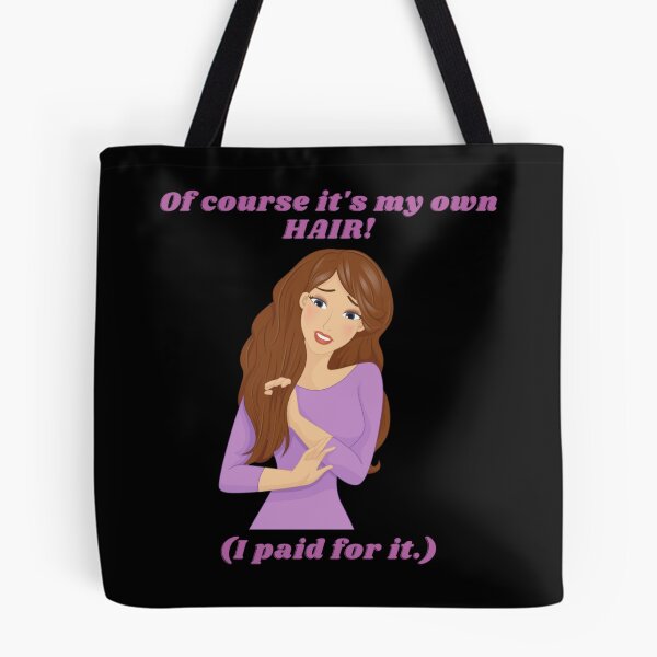 Item preview, Sass & Strands - 'My Own Hair' Cheeky Illustration designed and sold by SmartDesignByBB.