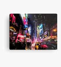 New York City Night Metal Print