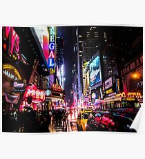 New Yorker Nacht Poster