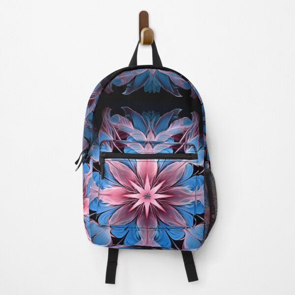 Item preview, Crystallography Lilly flower in shades of pink and blue designed and sold by dcrc.