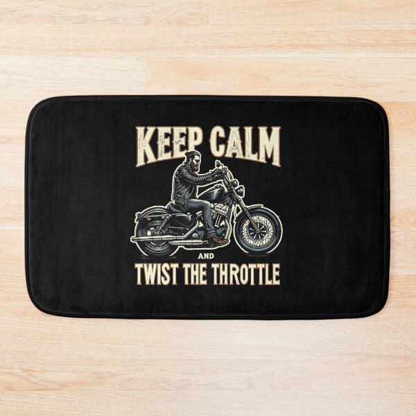 Item preview, Vintage Classic Biker - Keep Calm & Twist Throttle Bike Lovers designed and sold by CG Studio.