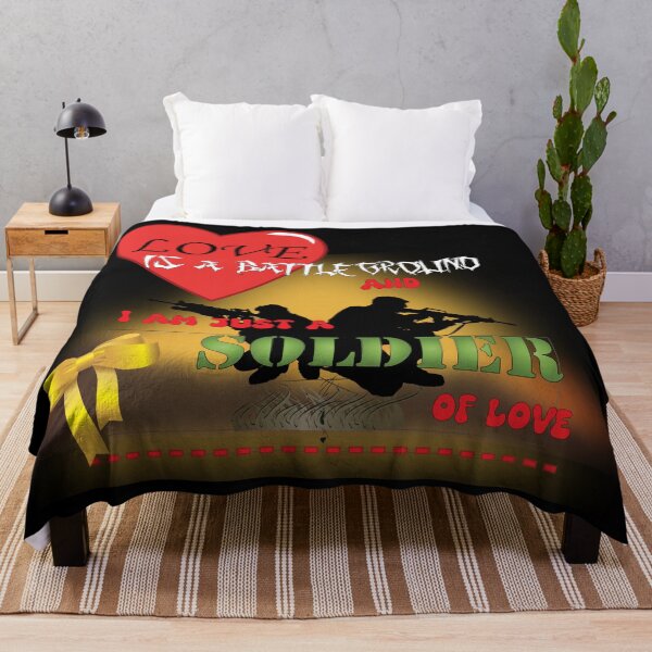 Item preview, Army - Fire - Soldier of Love w White Txt X 300 designed and sold by Military Insignia Products.