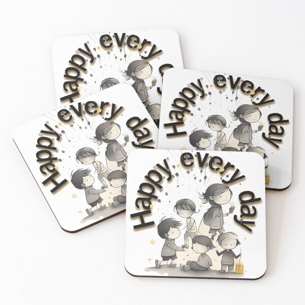 Item preview, happy every day designed and sold by Rooklife.