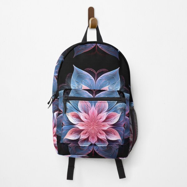 Item preview, Crystallography Lilly flower in shades of pink and blue designed and sold by dcrc.