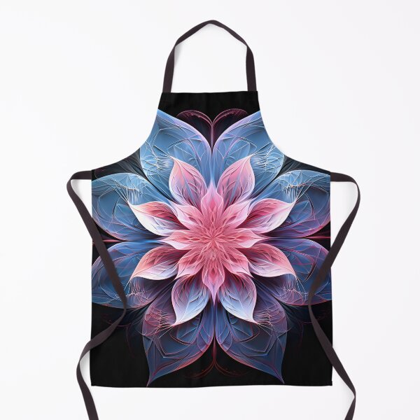 Item preview, Crystallography Lilly flower in shades of pink and blue designed and sold by dcrc.