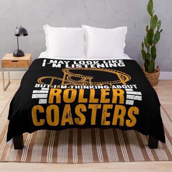 Rollercoaster Throw Blankets for Sale Redbubble