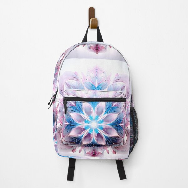 Item preview, Crystallography Lilly flower in shades of pink and blue designed and sold by dcrc.