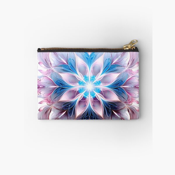Item preview, Crystallography Lilly flower in shades of pink and blue designed and sold by dcrc.