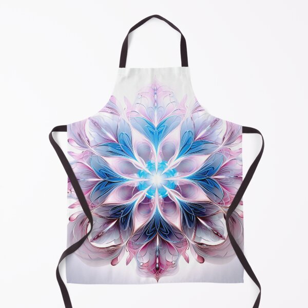Item preview, Crystallography Lilly flower in shades of pink and blue designed and sold by dcrc.